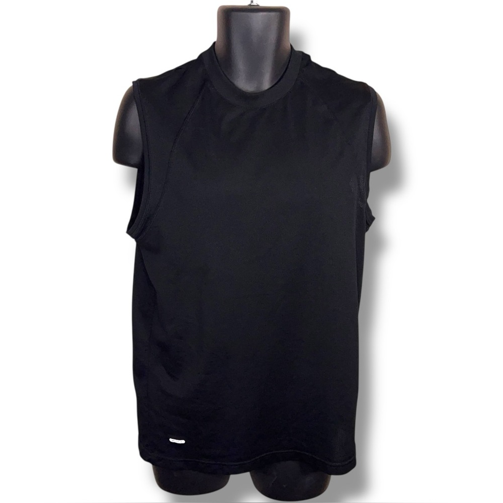 Medium Pro Spirit Men’s Black Sleeveless Athletic Top Activewear Lightweight